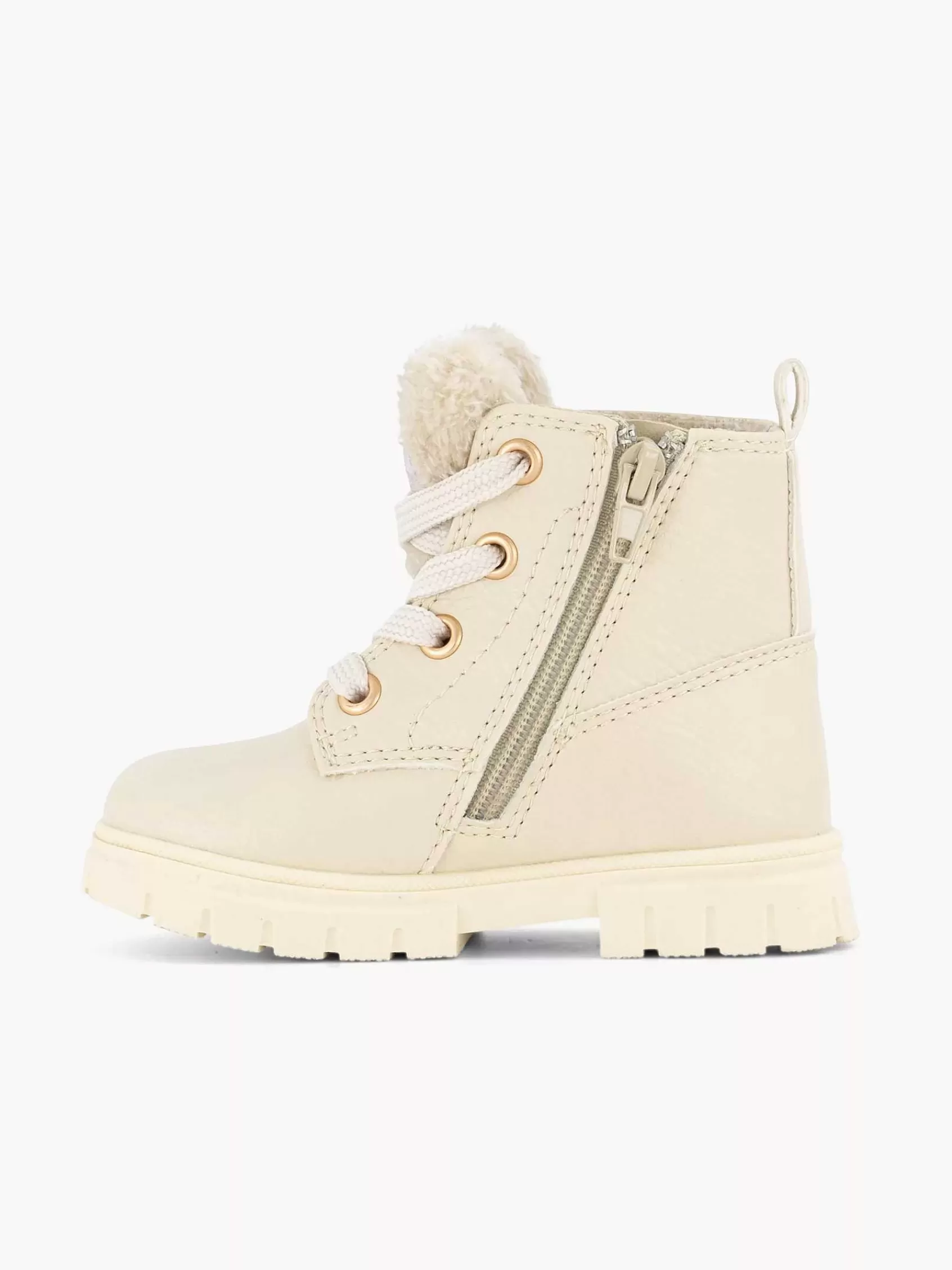 Online Graceland Beiger Spitzenstiefel-Teddy