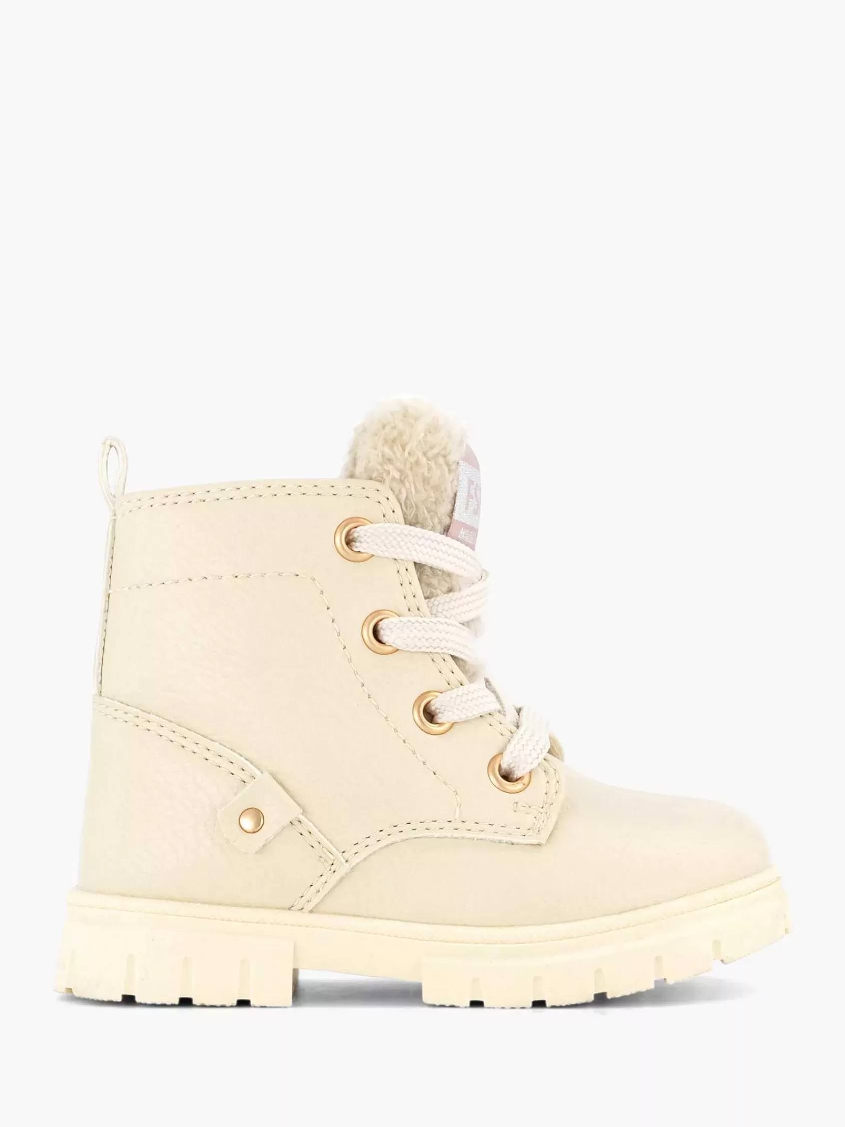 Online Graceland Beiger Spitzenstiefel-Teddy