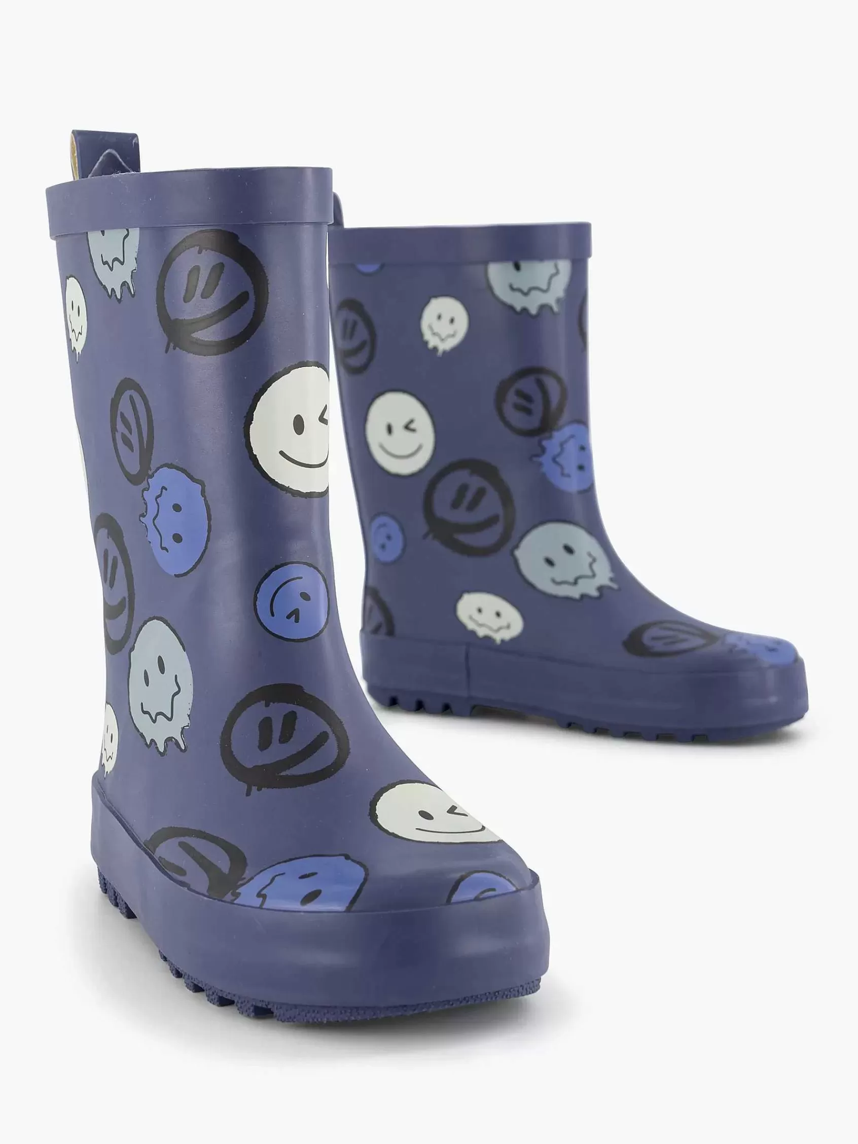 Fashion Landrover Blauer Gummistiefel-Smiley