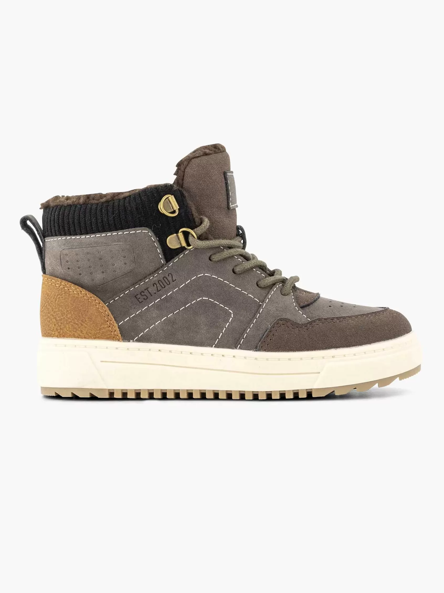 Cheap Vty Dunkelbrauner Hoher Sneaker
