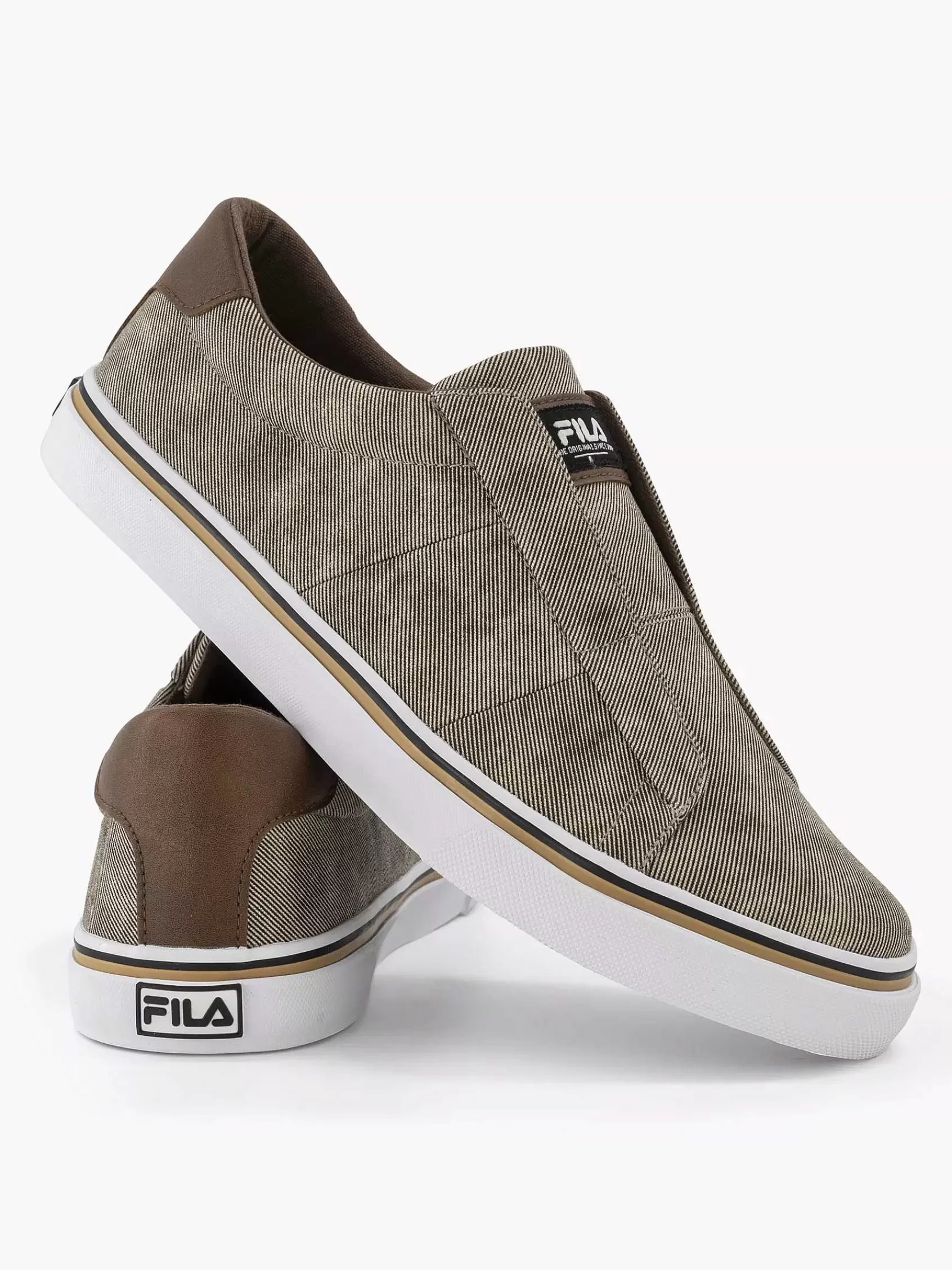 Clearance FILA Hellbeige Canvas-Slipper