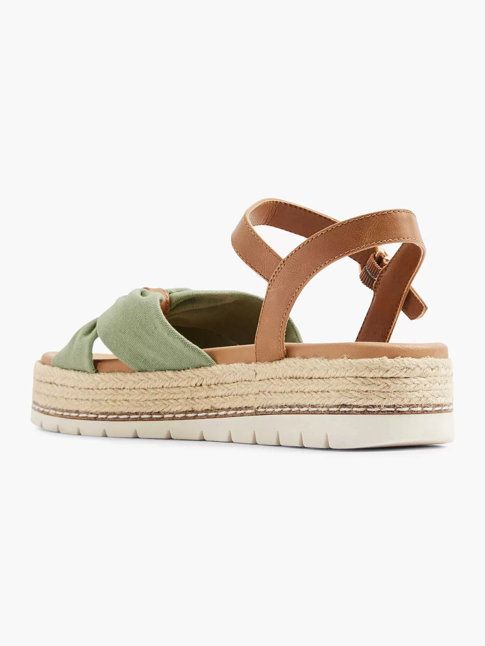 Sale Esprit Olivgrune Plateausandale