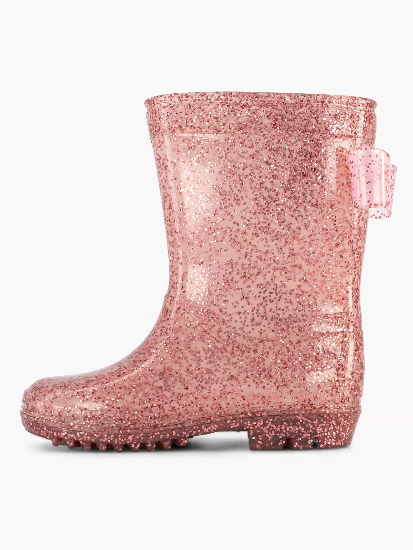 Flash Sale Landrover Rosa Regenstiefel-Glitzerschleife