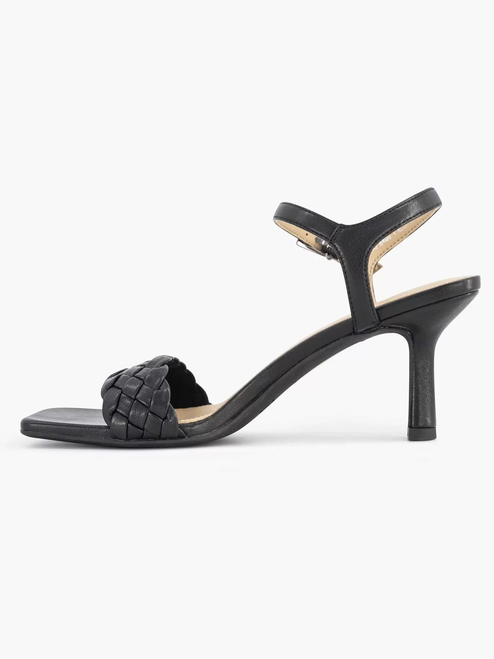 Sale Graceland Schwarze Geflochtene Sandalette