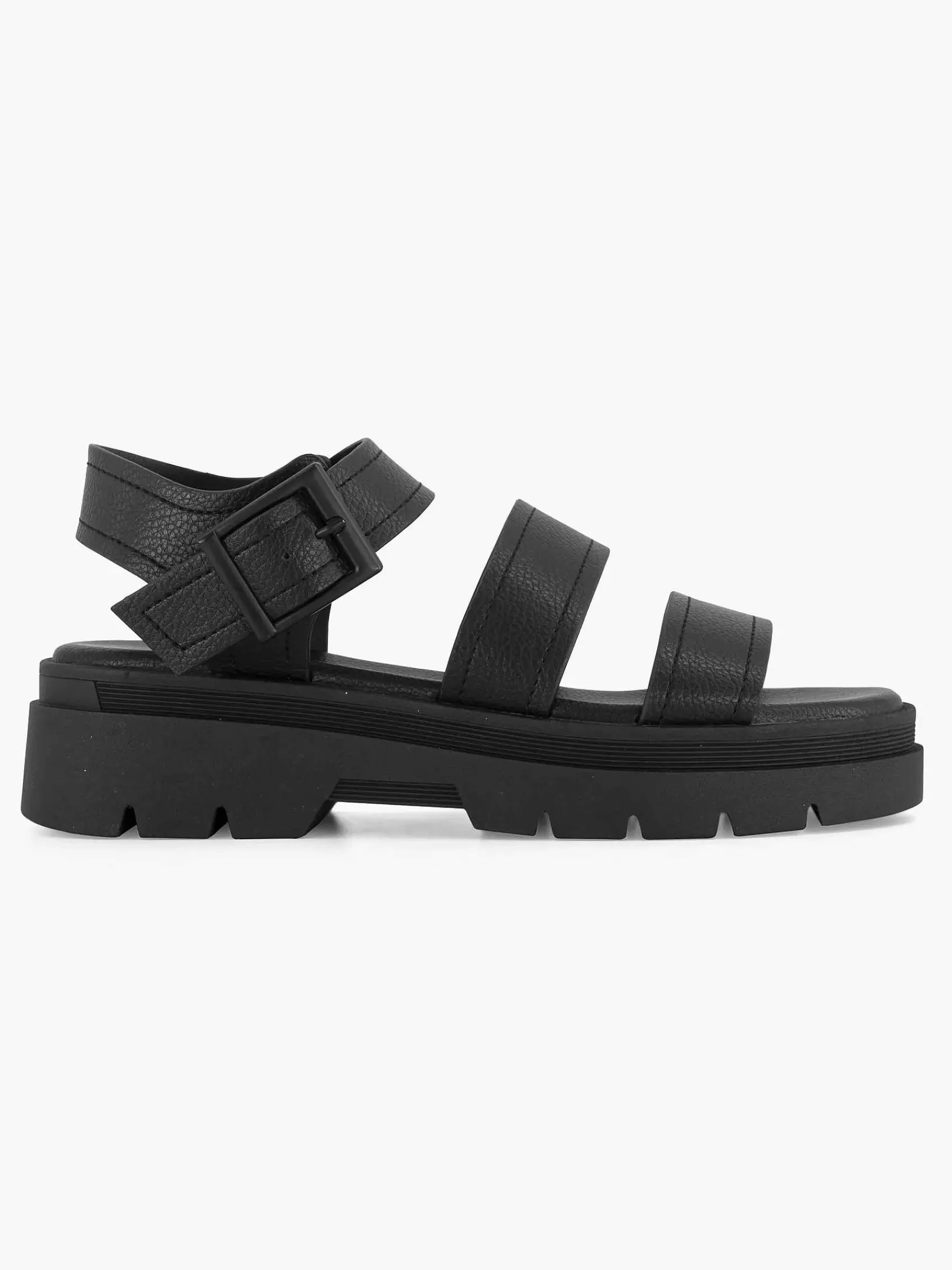 Flash Sale Oxmox Schwarze Plateausandale