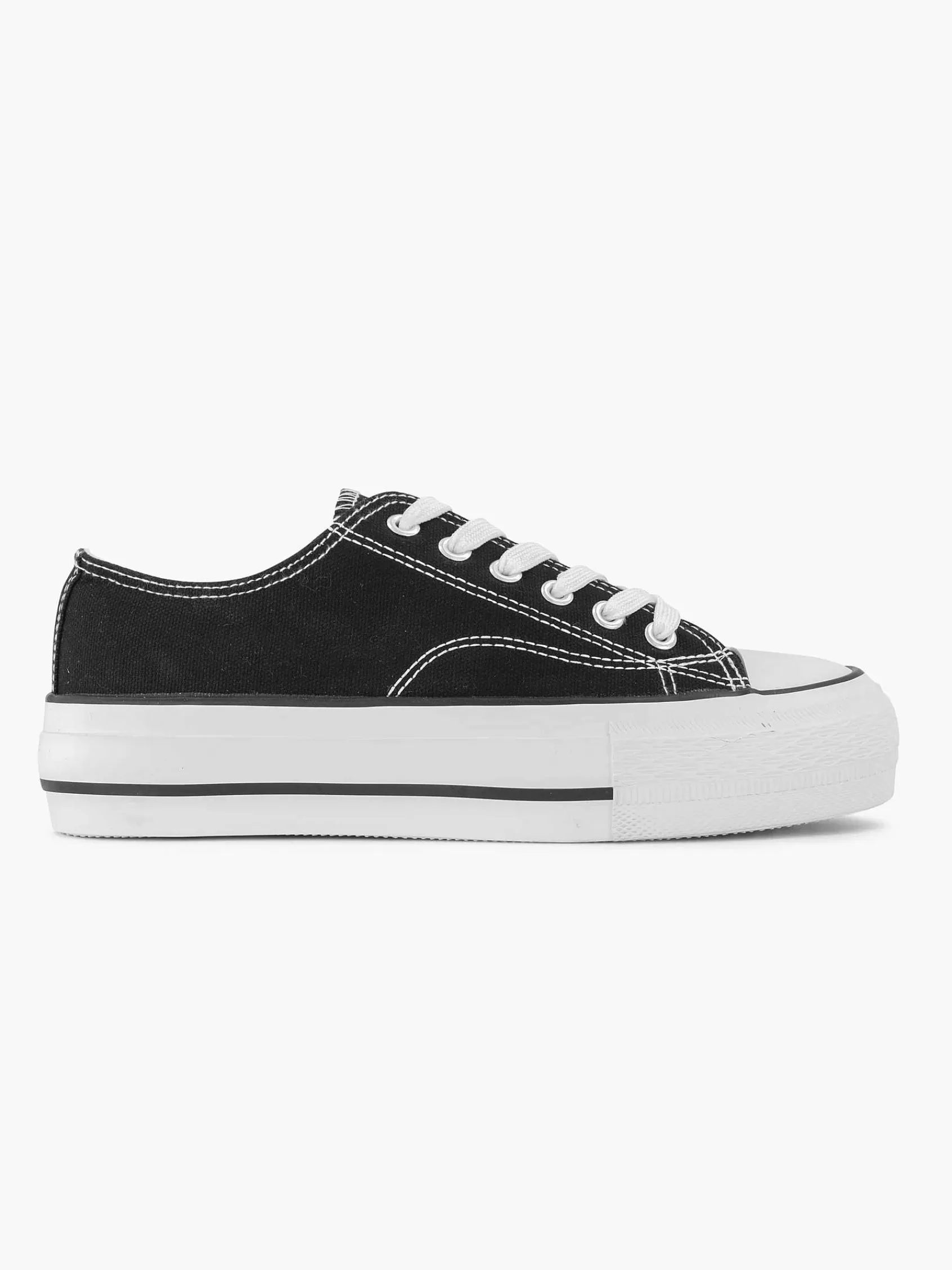Hot Graceland Schwarzer Canvas-Sneaker