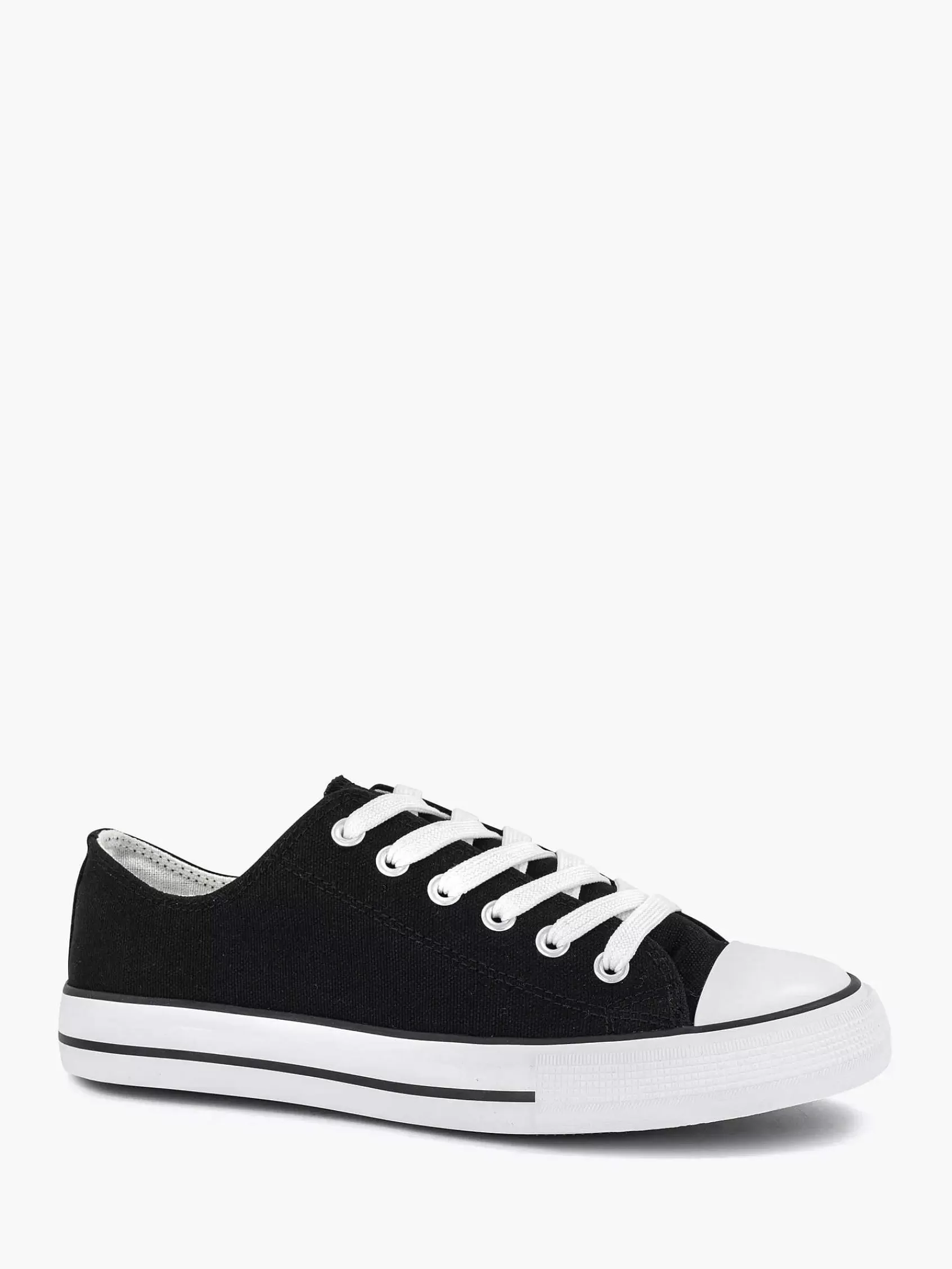 New Graceland Schwarzer Canvas-Sneaker