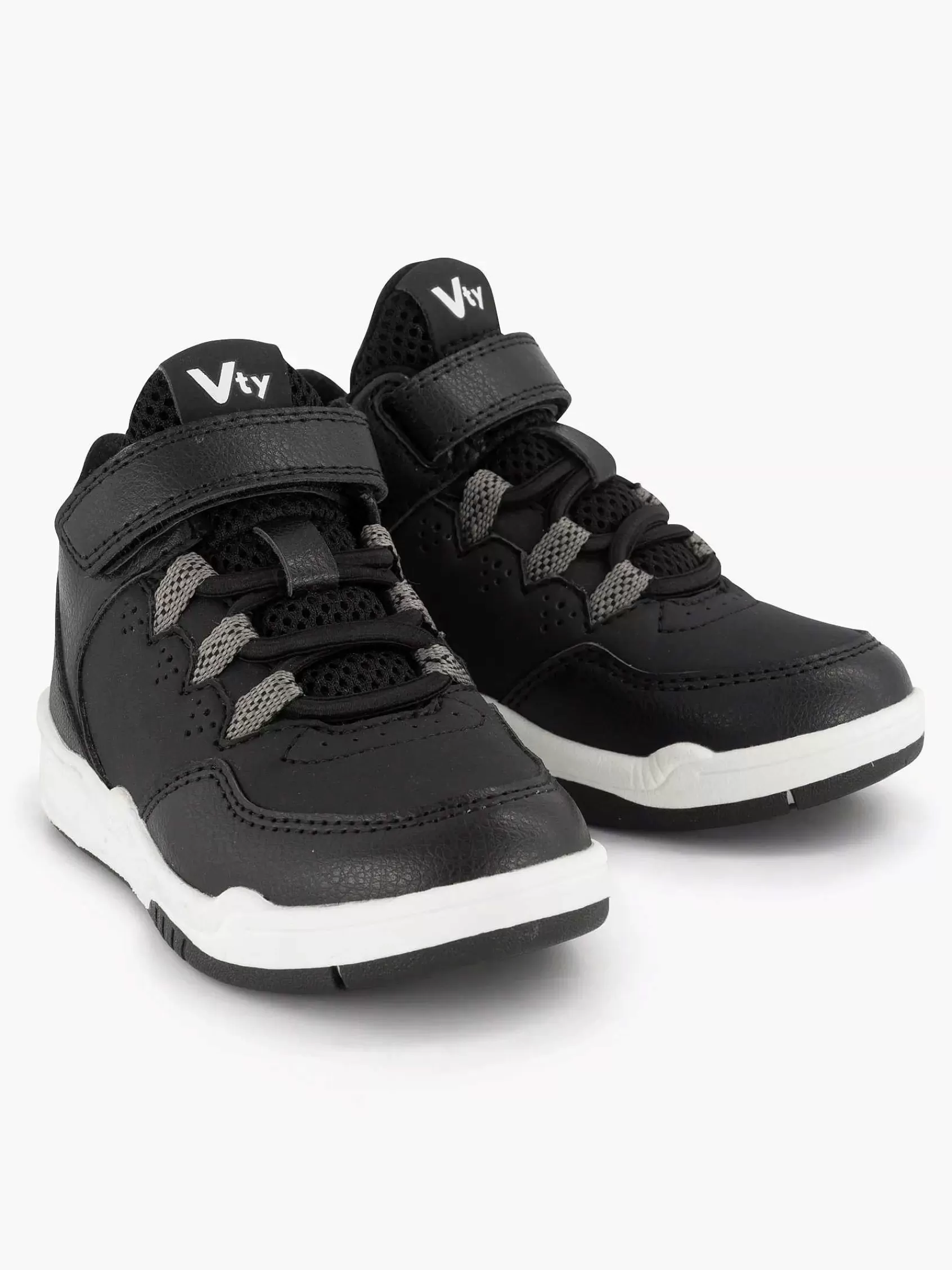 New Vty Schwarzer Hoher Sneaker