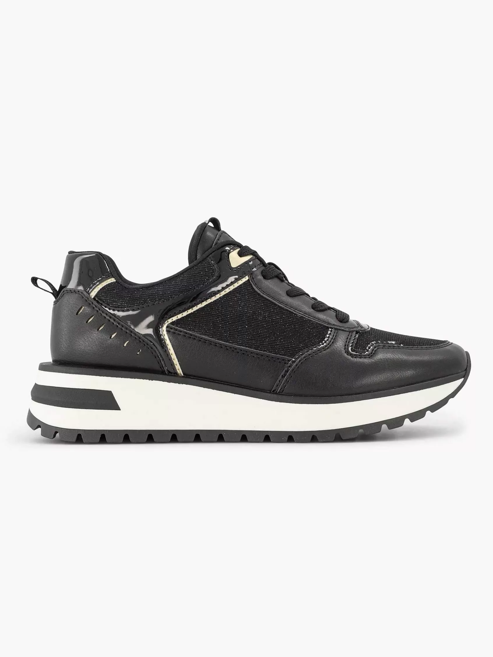 New Graceland Schwarzer Klobiger Sneaker