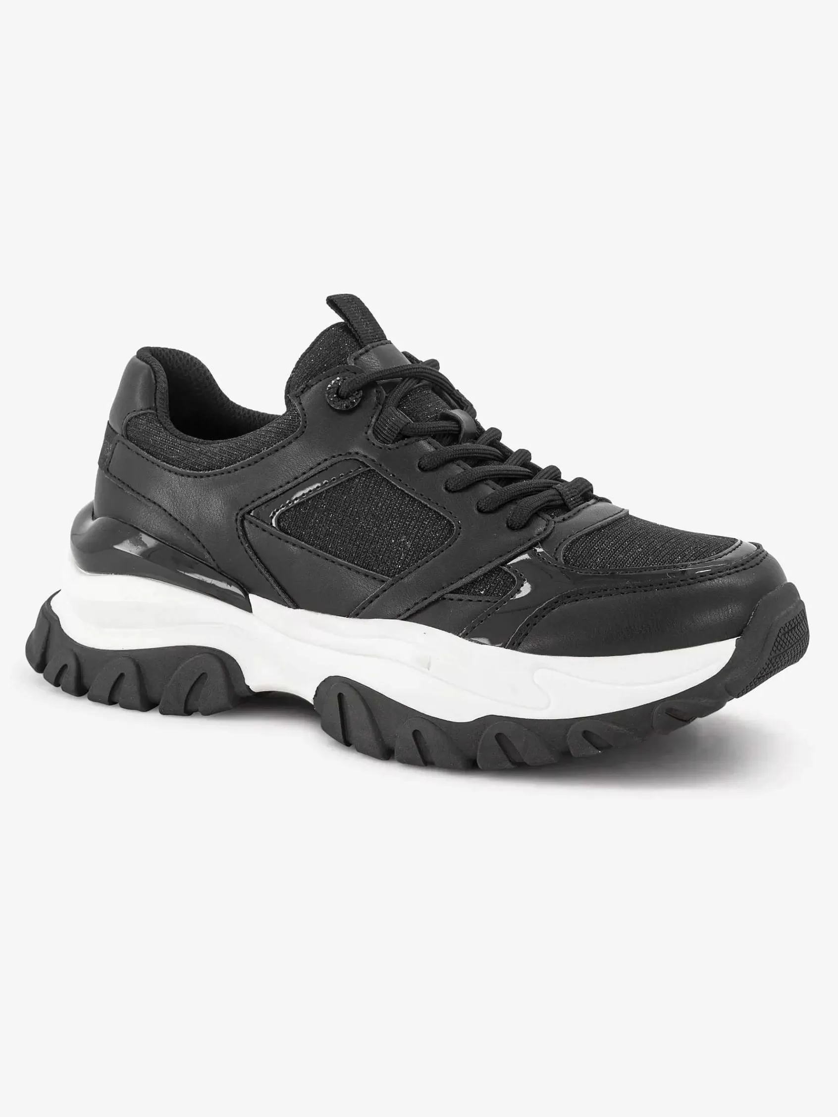 Fashion Oxmox Schwarzer Klobiger Sneaker