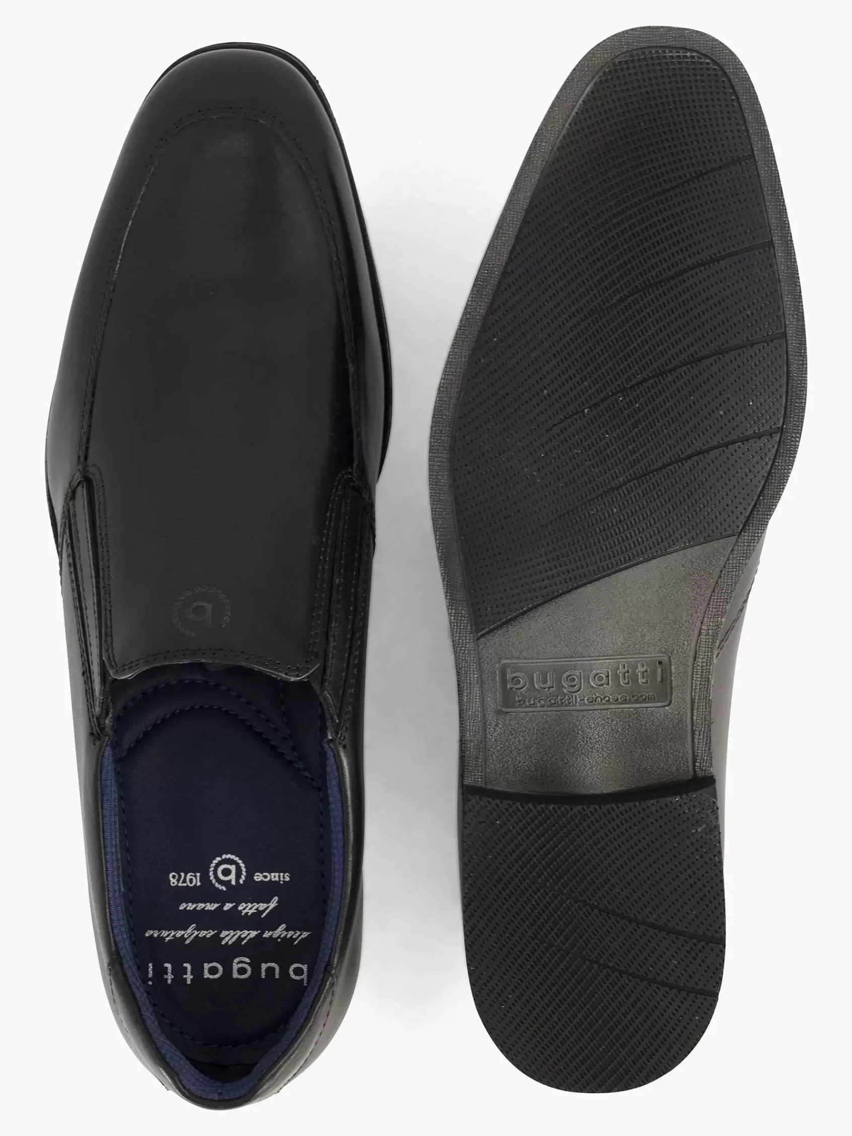 Cheap Bugatti Schwarzer Leagro-Slipper