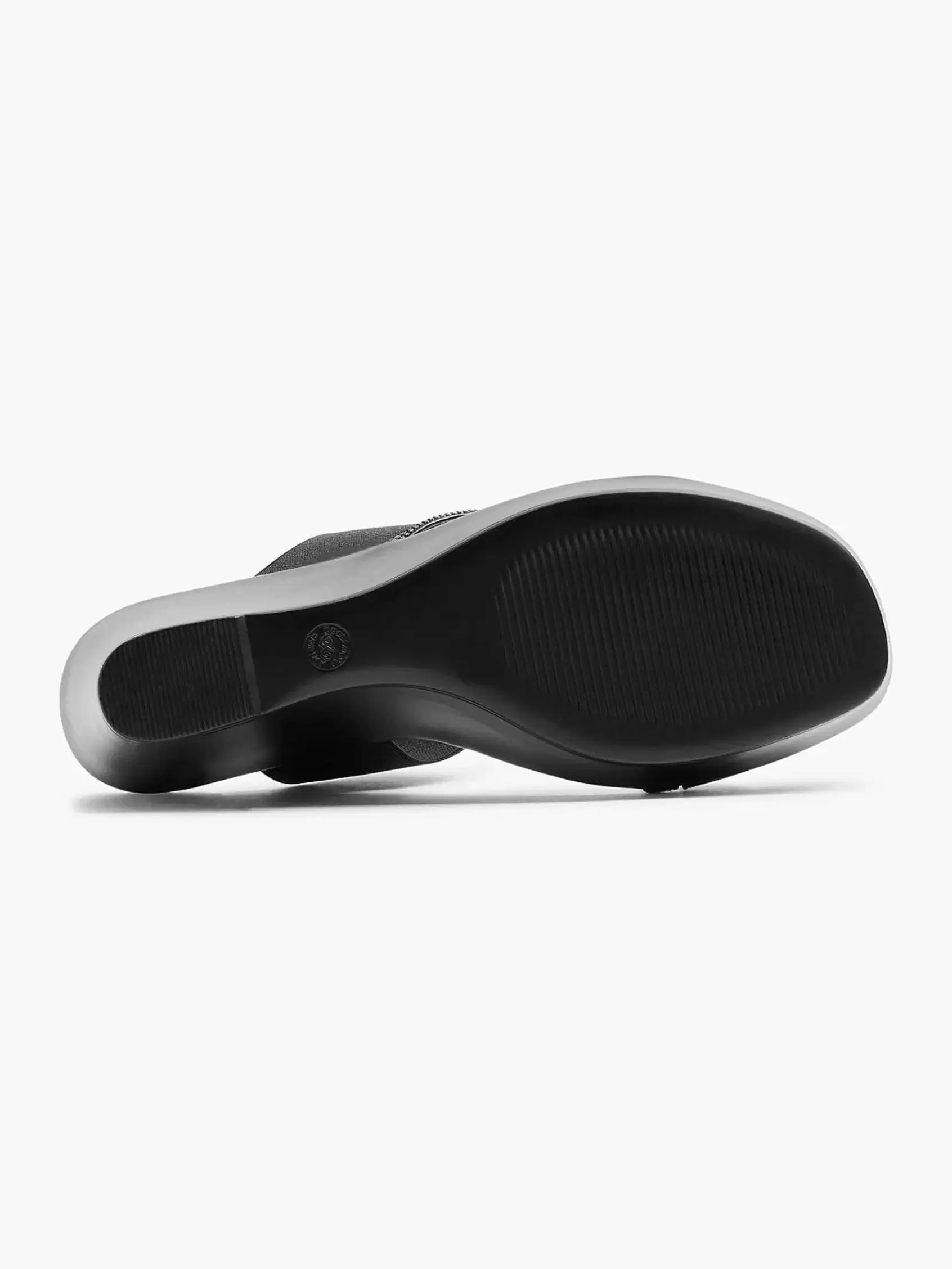 Sale Graceland Schwarzer Slipper Mit Keilabsatz