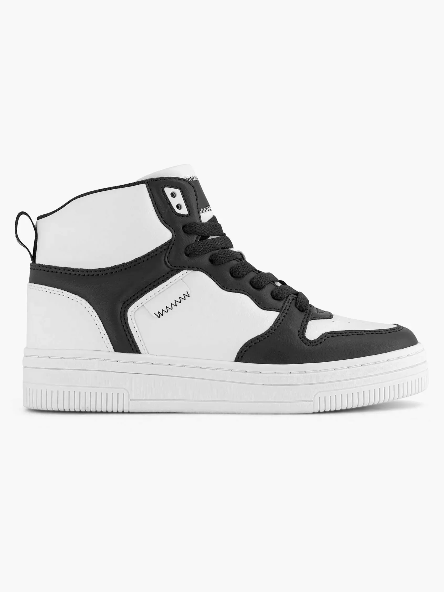 Fashion Oxmox Schwarz-Weiser Hoher Sneaker
