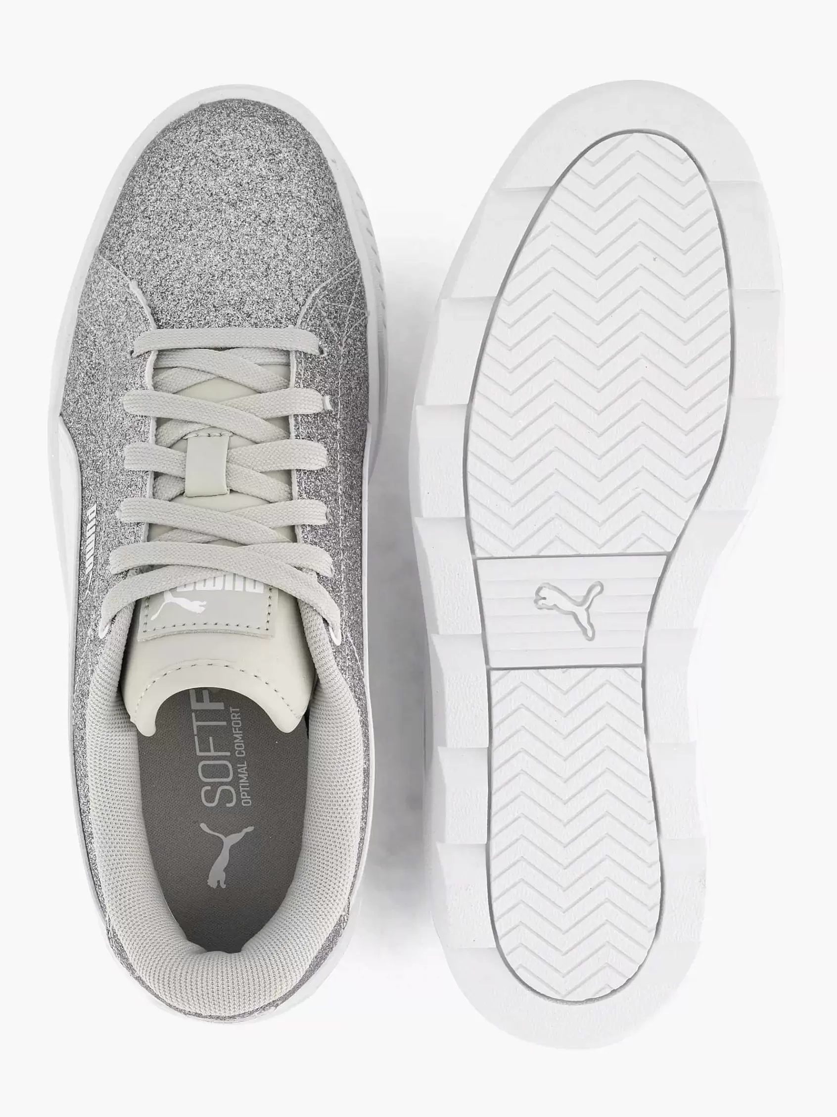 Fashion Puma Silber Karmen Glitz Jr