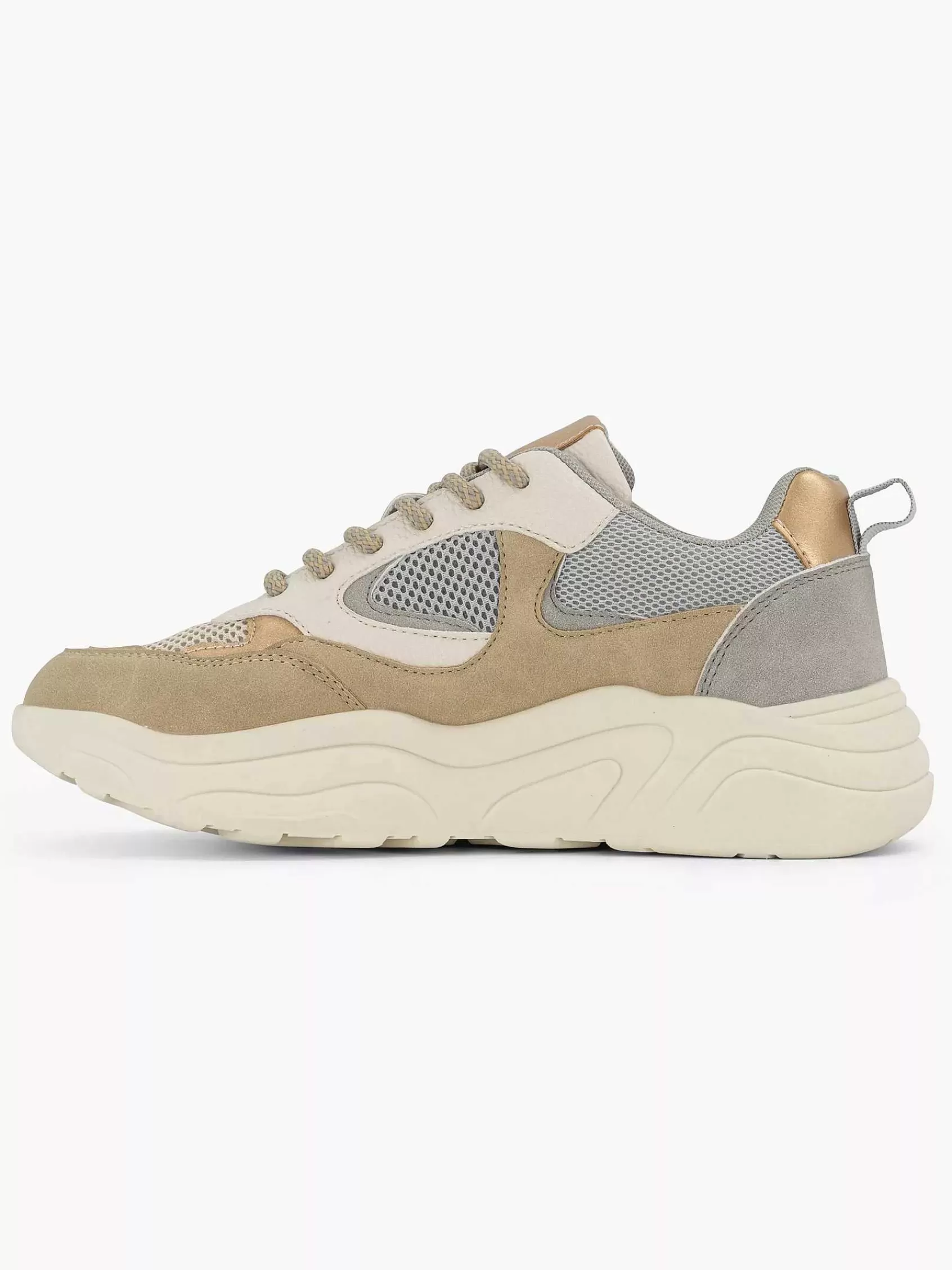 Discount Oxmox Taupefarbener, Klobiger Sneaker